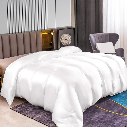 Mulberry Silk Seamless Duvet Cover – Luxury, Breathable, Hypoallergenic Bedding for Smooth Sleep - Silken & Dreams