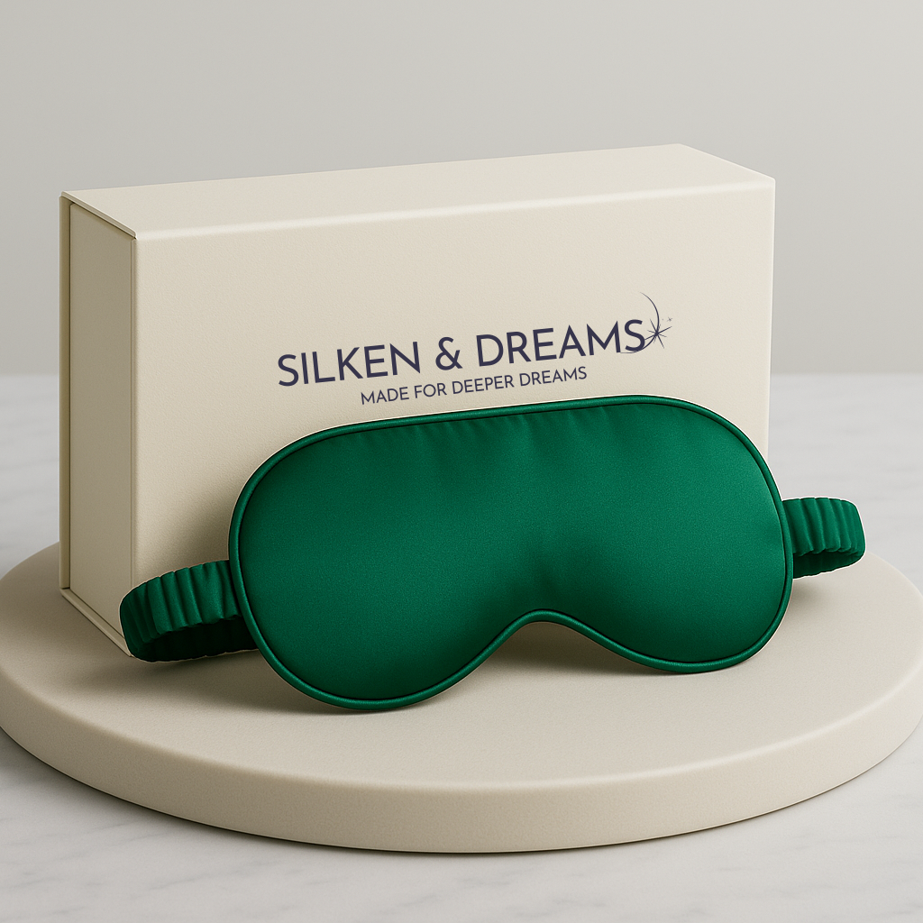 Blush Pink Mulberry Silk Sleep Mask – Silken & Dreams