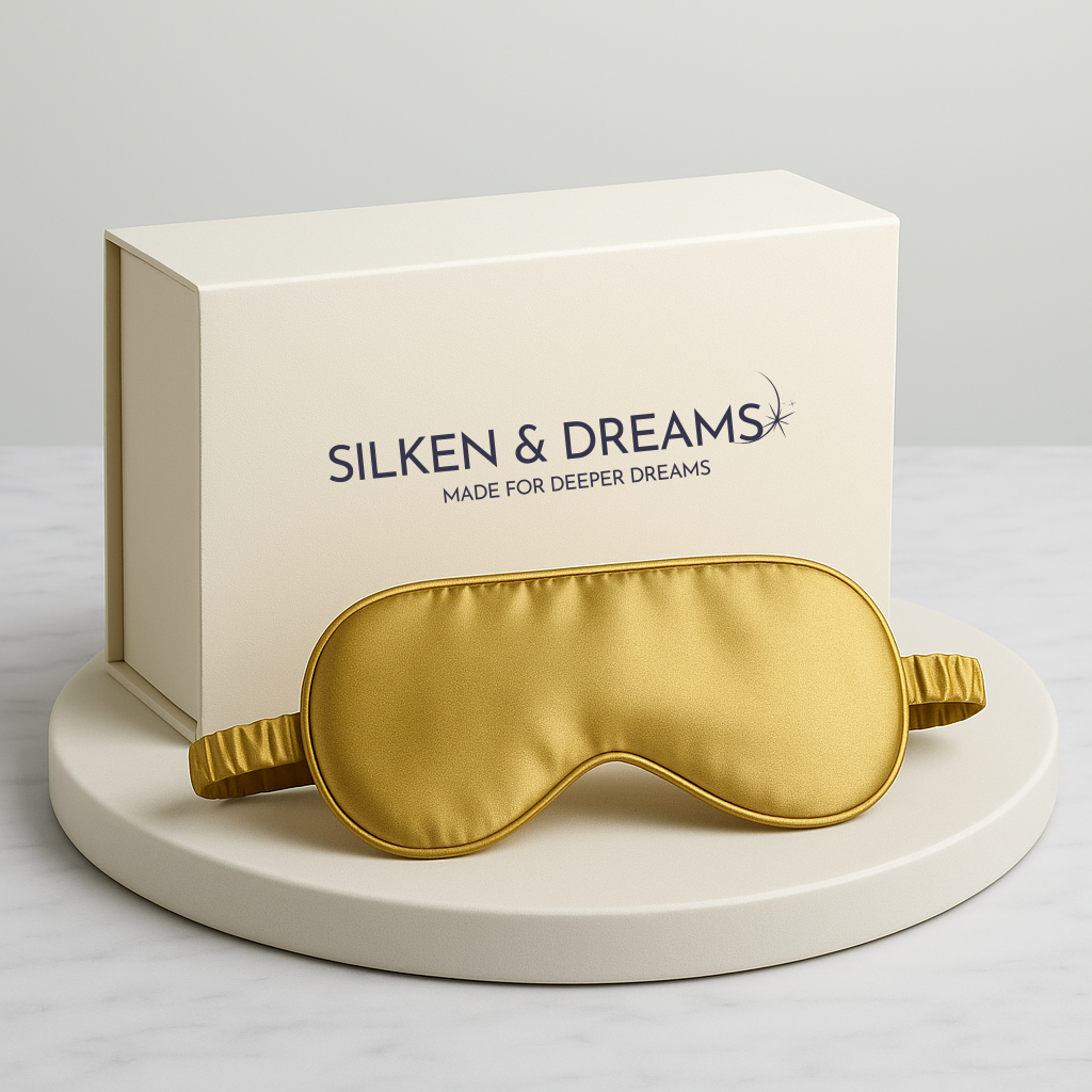 Blush Pink Mulberry Silk Sleep Mask – Silken & Dreams