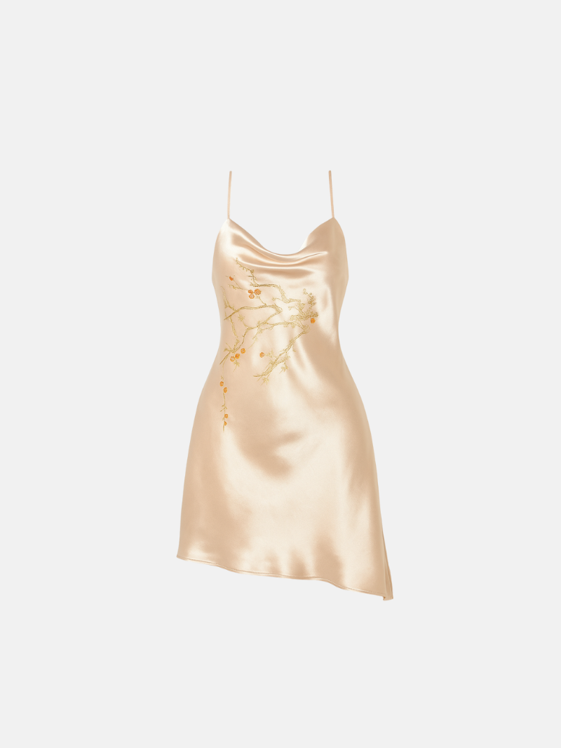 Lou Silk Nightdress – Soft Elegant Sleepwear for Women - Silken & Dreams