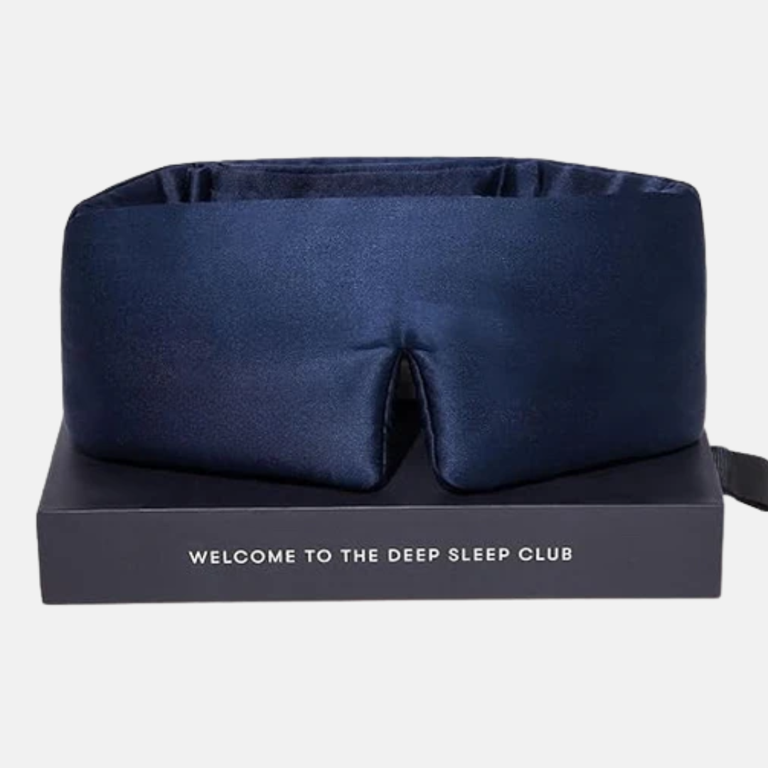 Silk Sleep Mask with Soft Padding for Luxurious Sleep in Total Darkness