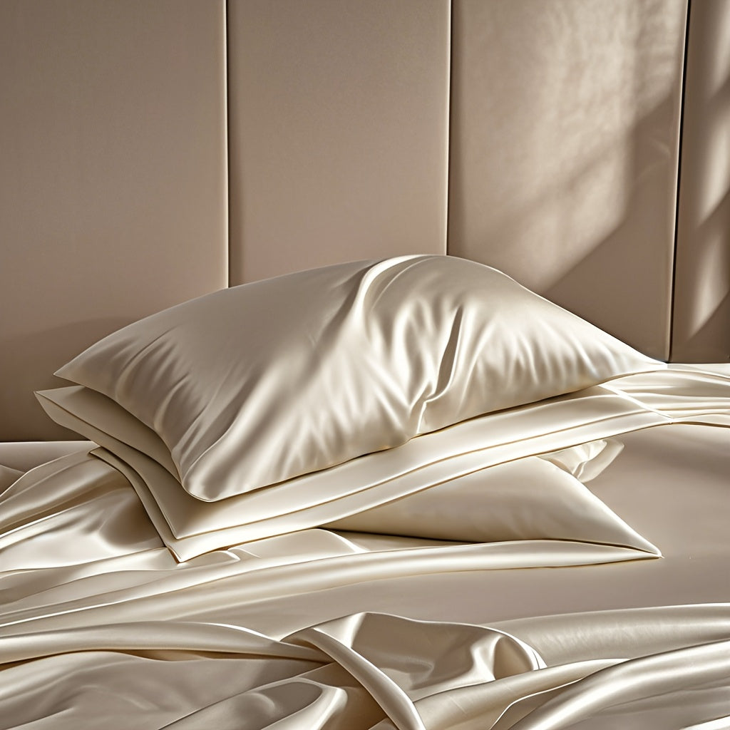 2-Pack Mulberry Silk Pillowcases – Soft, Breathable, Anti-Frizz Luxury Pillow Covers for Hair & Skin