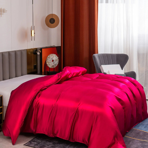 Mulberry Silk Seamless Duvet Cover – Luxury, Breathable, Hypoallergenic Bedding for Smooth Sleep - Silken & Dreams