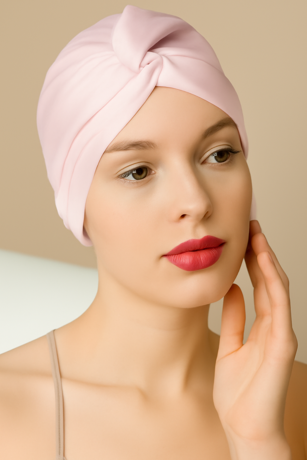 Luxury Polyester Sleep Cap – Breathable Hair Protection for Nighttime Frizz Control