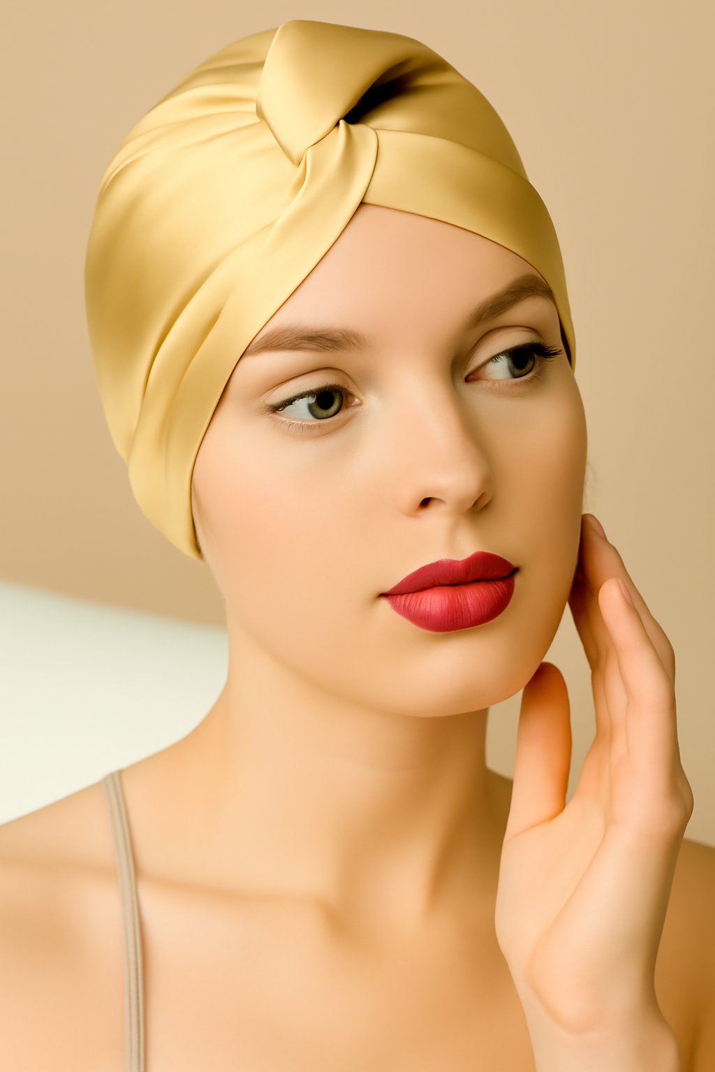 Luxury Polyester Sleep Cap – Breathable Hair Protection for Nighttime Frizz Control