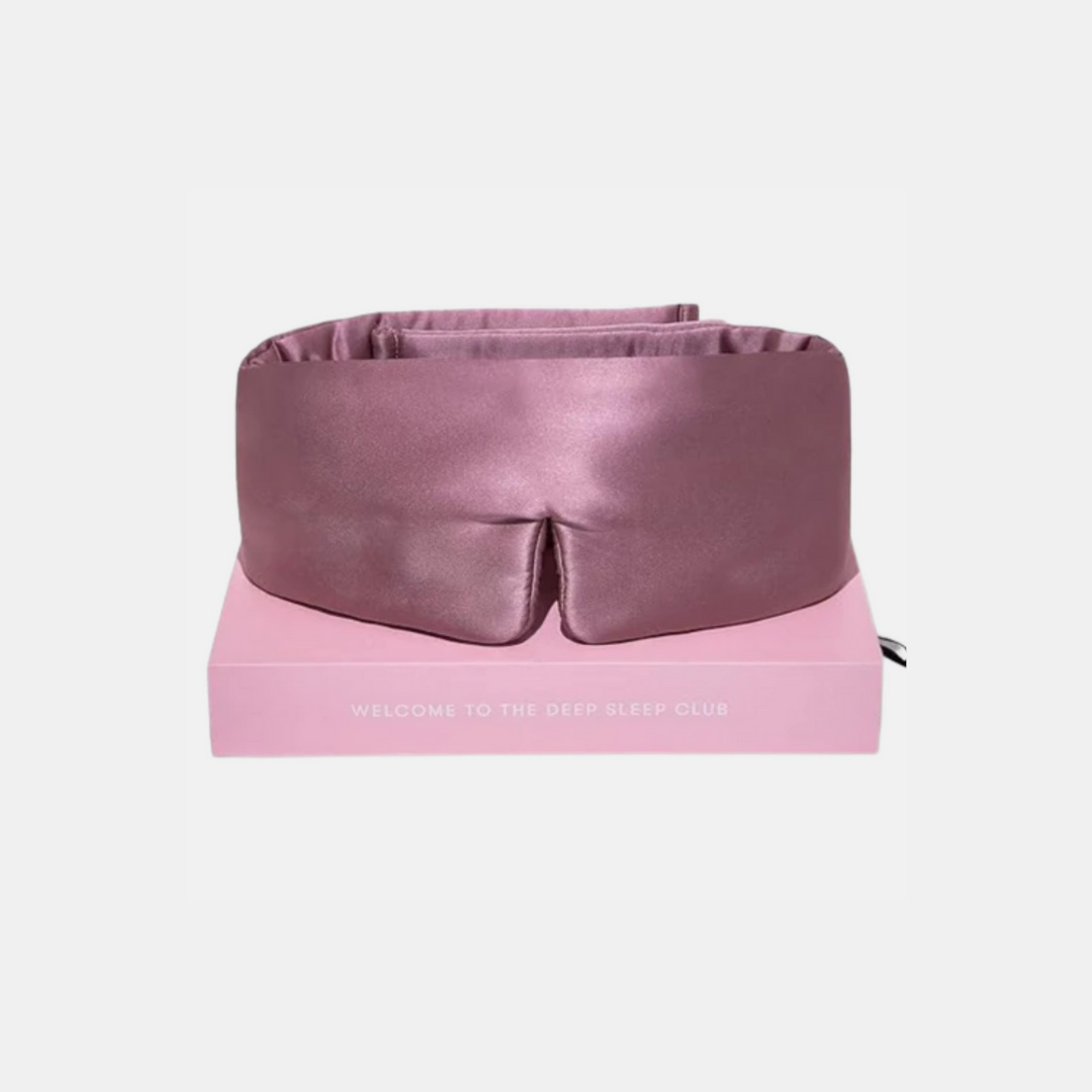 Silk Sleep Mask with Soft Padding for Luxurious Sleep in Total Darkness