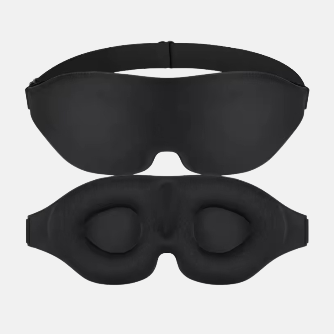 3D Contoured Mulberry Silk Sleep Mask – Light-Blocking & Lash-Friendly | Silken & Dreams