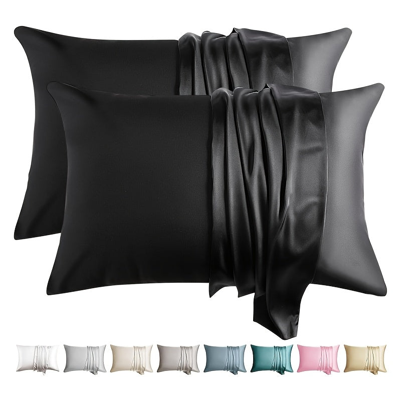 2-Pack Mulberry Silk Pillowcases – Soft, Breathable, Anti-Frizz Luxury Pillow Covers - Silken & Dreams