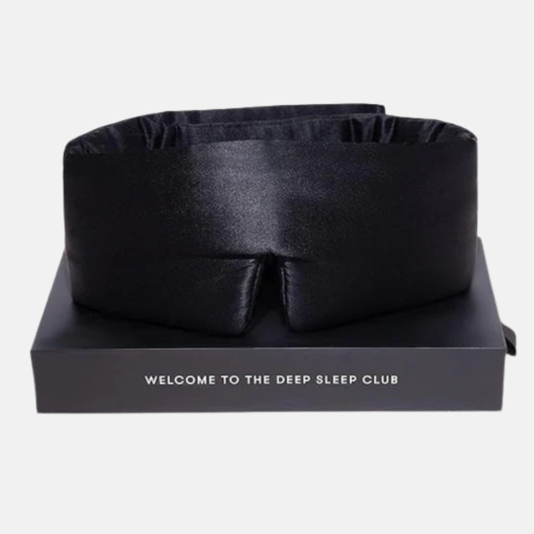 Silk Sleep Mask with Soft Padding for Luxurious Sleep in Total Darkness