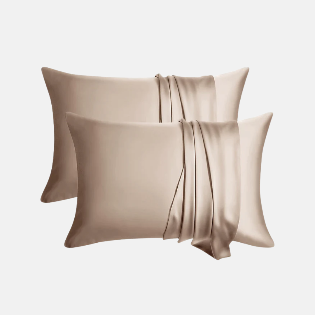 2-Pack Mulberry Silk Pillowcases – Soft, Breathable, Anti-Frizz Luxury Pillow Covers - Silken & Dreams