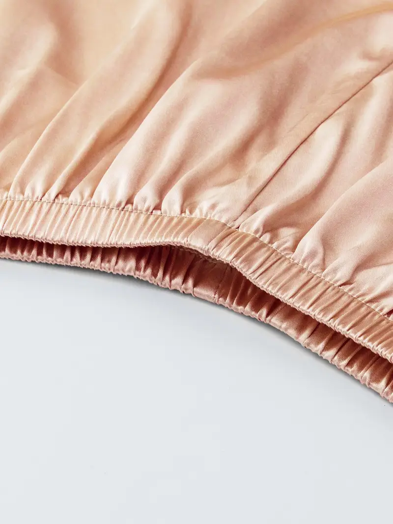 3 Sets Women's Silk Casual Pajama Set, Short Sleeve Buttons Lapel Top & Pants