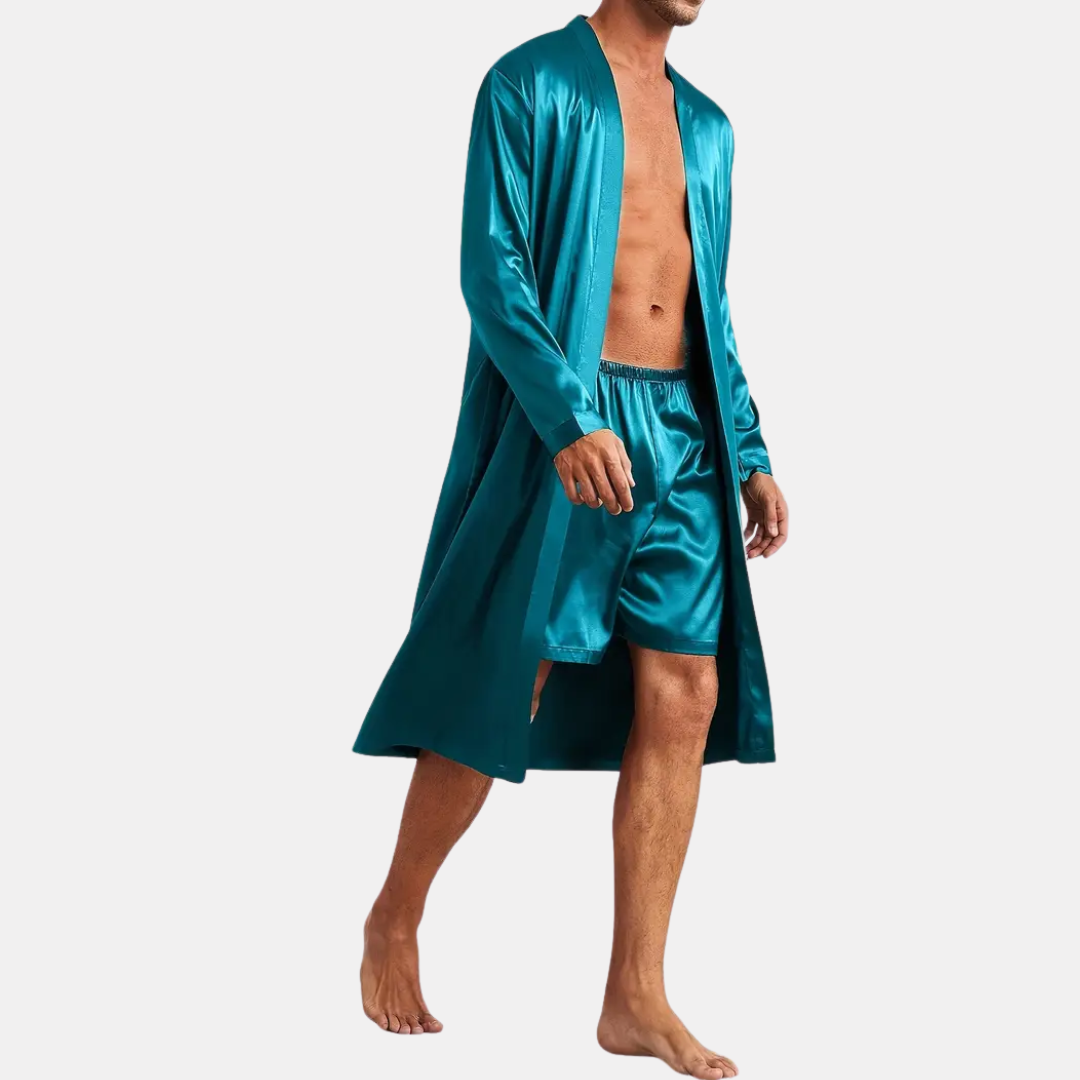 Men's Casual Pajama Set – Comfortable Simple Style Sleepwear