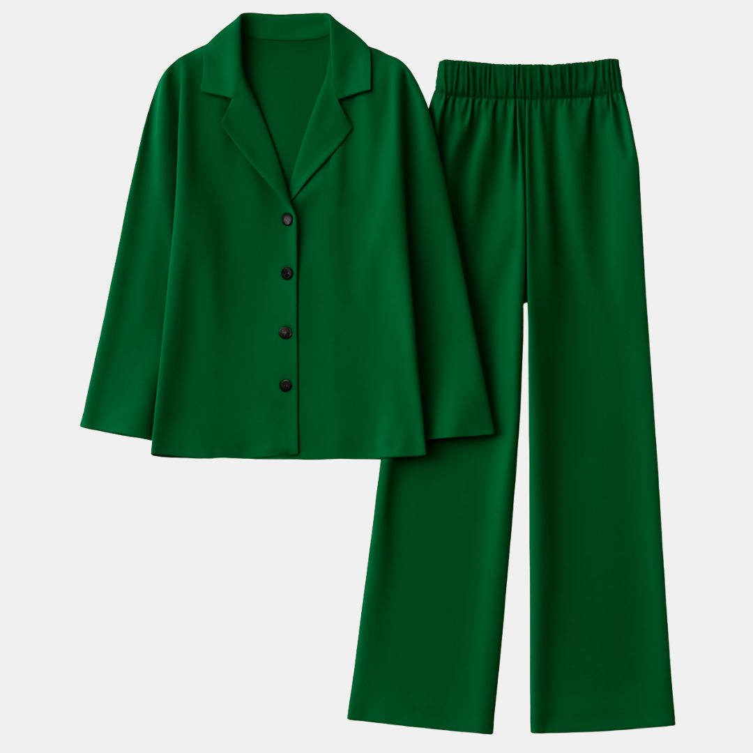 2-Pack Women's Long Sleeve Pajama Sets – Soft & Breathable Sleepwear for All Seasons