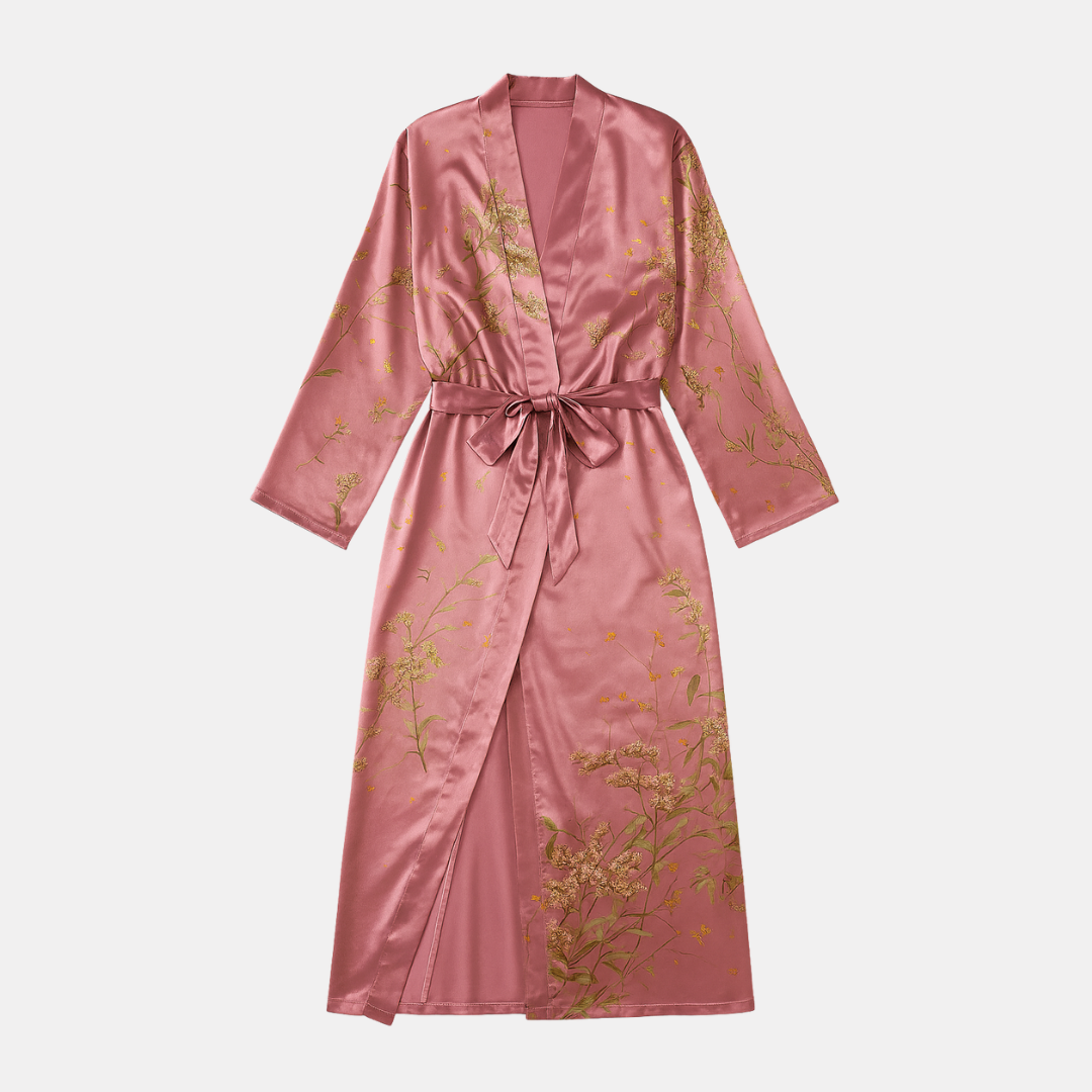Plus Size Women's Loungewear Robe – Stylish Print, Sexy Fit & Comfortable Casual Sleepwear
