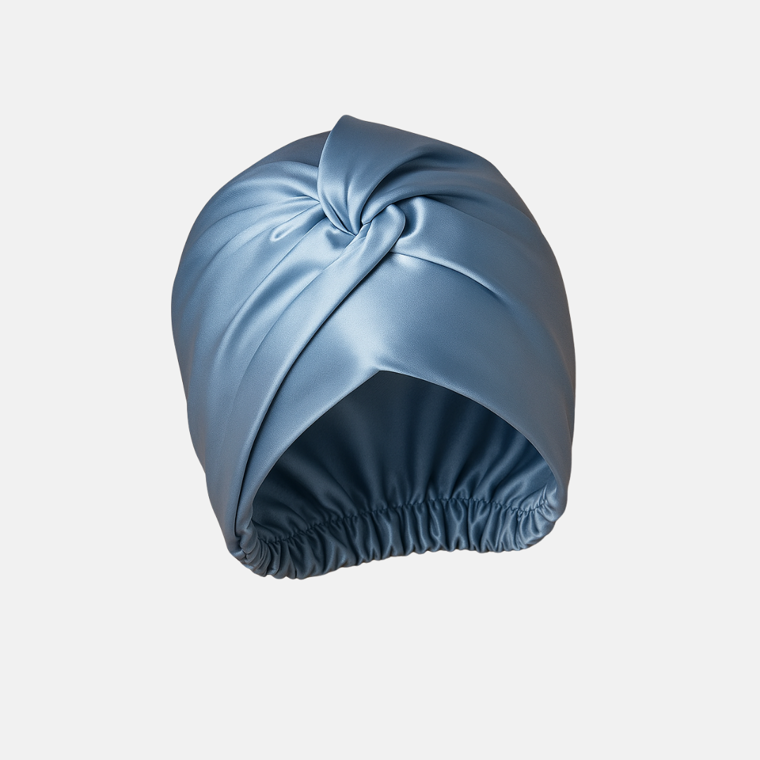 Luxury Mulberry Silk Sleep Cap – Breathable Hair Protection for Nighttime Frizz Control