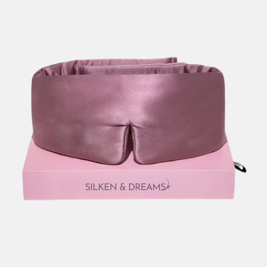 Silk Sleep Mask with Soft Padding – Block Out Light for Deep, Luxurious Sleep