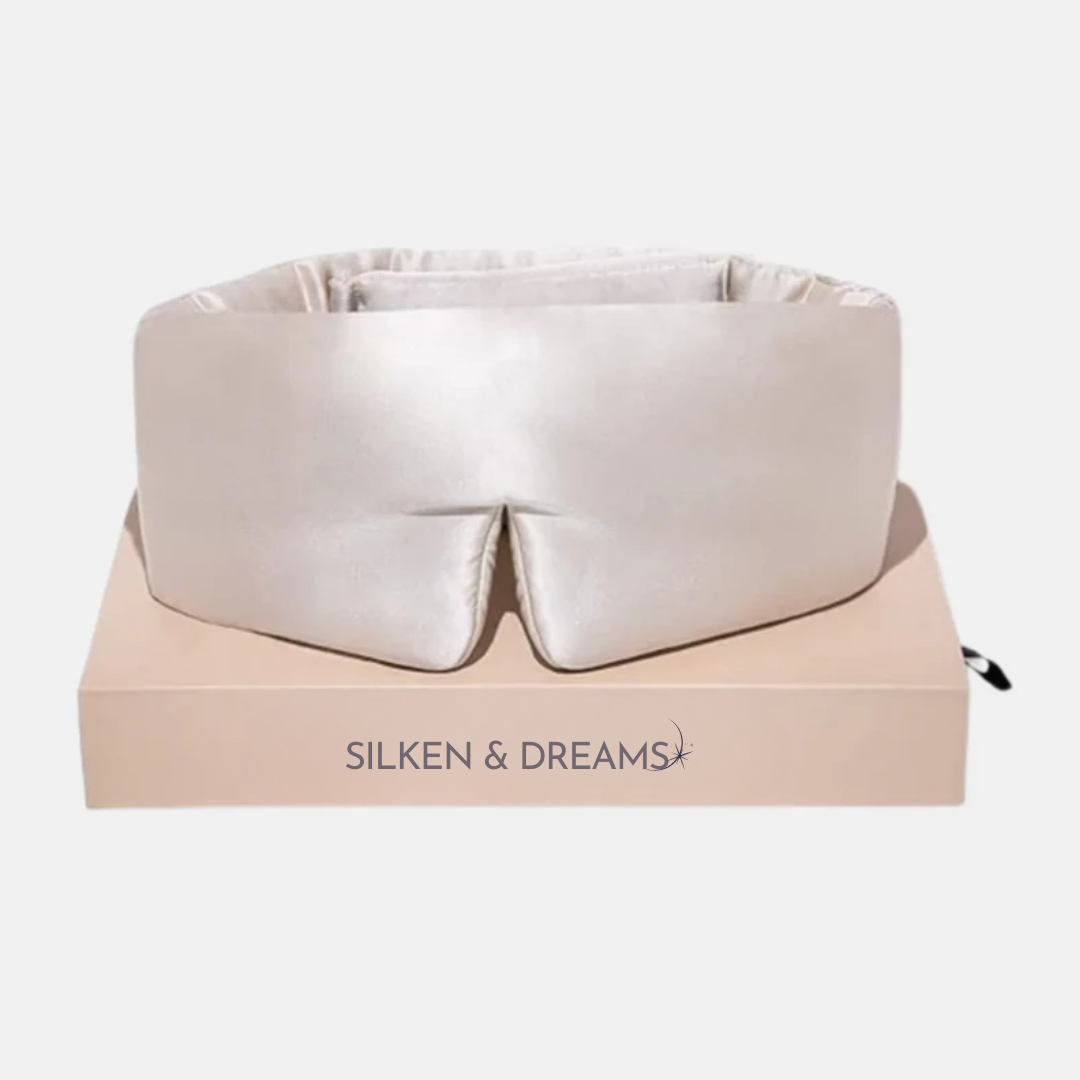 Silk Sleep Mask with Soft Padding – Block Out Light for Deep, Luxurious Sleep