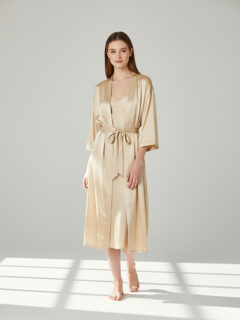 Danielle Silk Nightdress – Lightweight Elegant Sleepwear for Women - Silken & Dreams