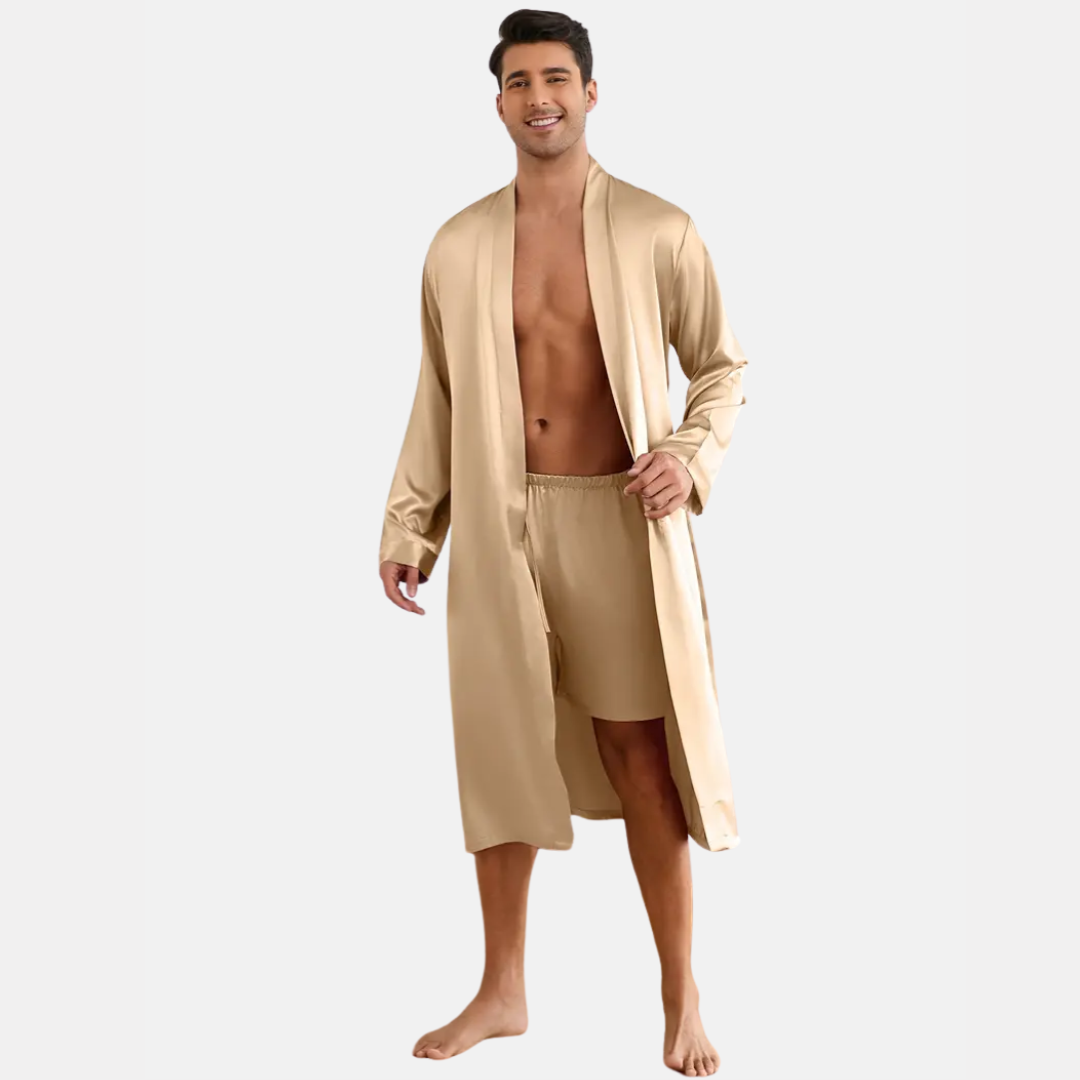 Men's Casual Pajama Set – Comfortable Simple Style Sleepwear