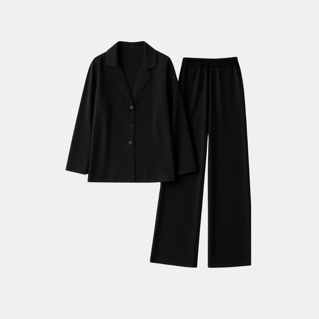 2-Pack Women's Long Sleeve Pajama Sets – Soft & Breathable Sleepwear for All Seasons