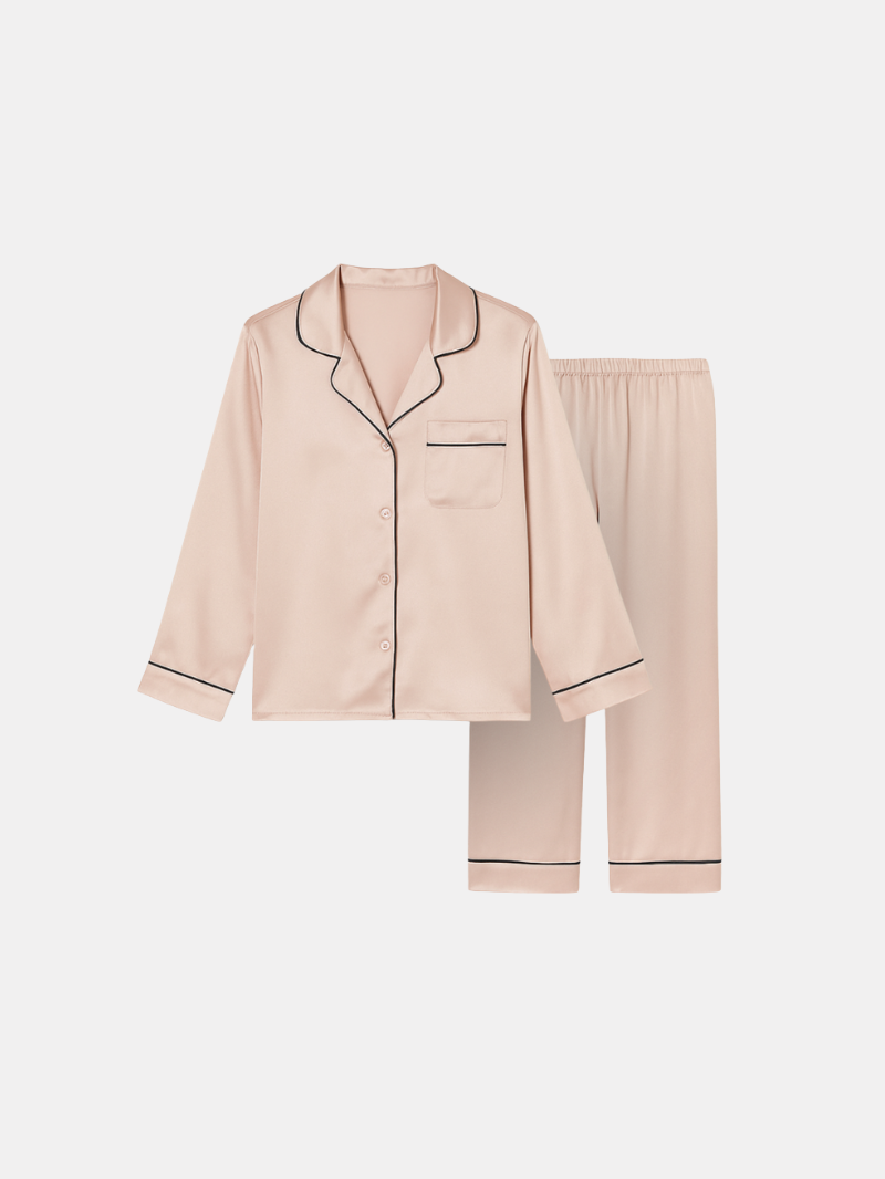 Pajama Set for Women – Soft, Breathable, Luxury Sleepwear with Long Sleeves & Pants - Silken & Dreams
