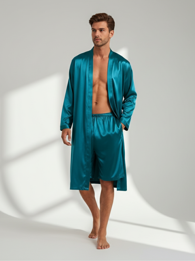 Men's Casual Pajama Set – Comfortable Simple Style Sleepwear