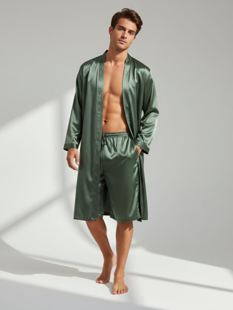 Men's Casual Pajama Set – Comfortable Simple Style Sleepwear