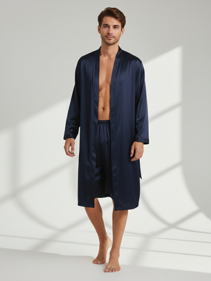 Men's Casual Pajama Set – Comfortable Simple Style Sleepwear