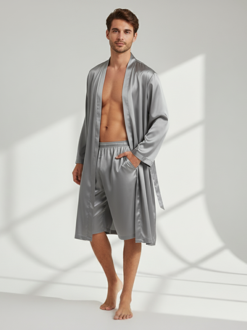 Men's Casual Pajama Set – Comfortable Simple Style Sleepwear