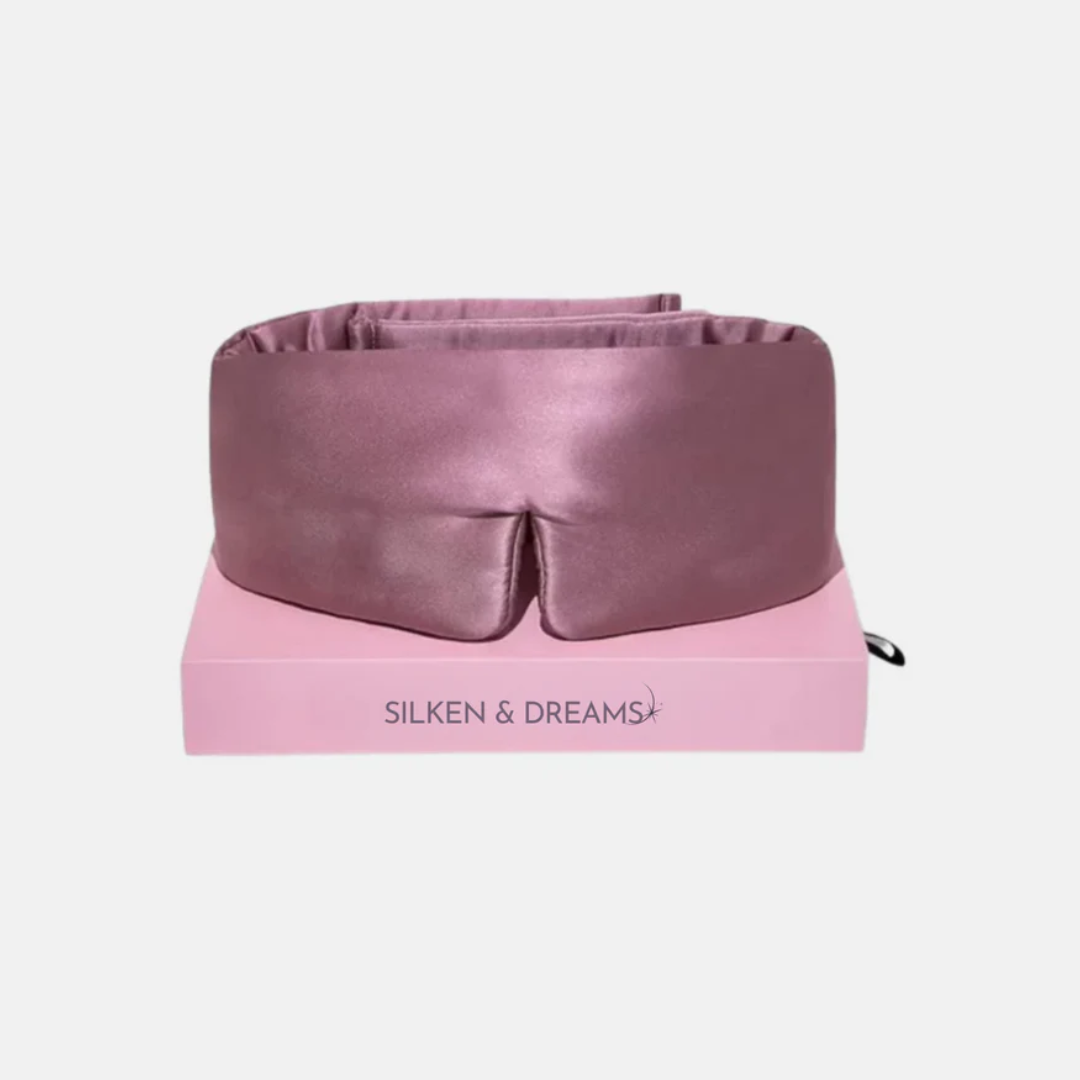 Silk Sleep Mask with Soft Padding – Block Out Light for Deep, Luxurious Sleep