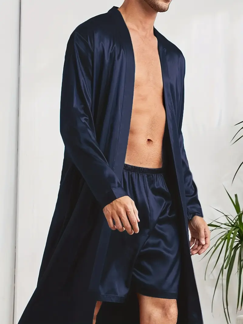 Men's Casual Pajama Set – Comfortable Simple Style Sleepwear