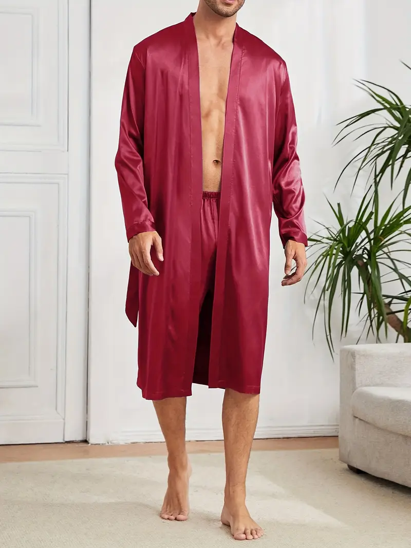 Men's Casual Pajama Set – Comfortable Simple Style Sleepwear