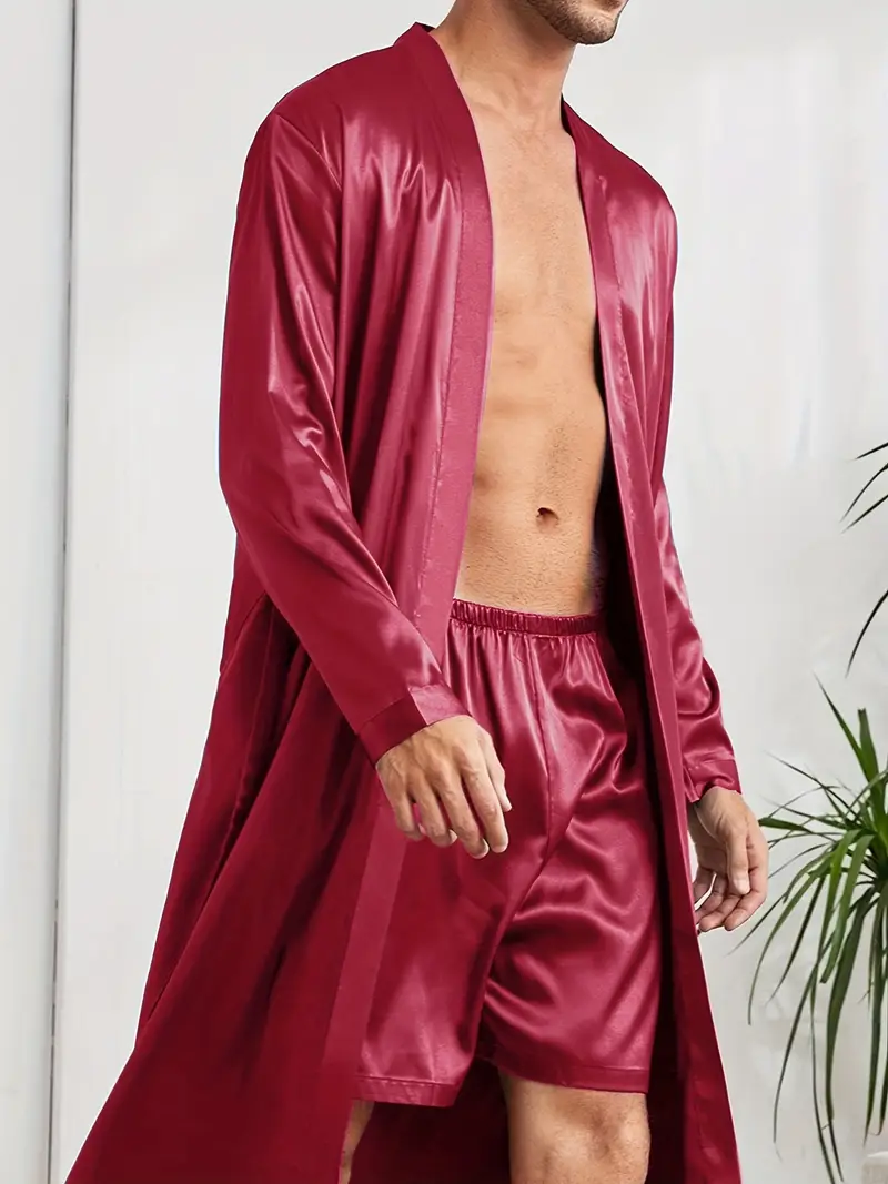 Men's Casual Pajama Set – Comfortable Simple Style Sleepwear
