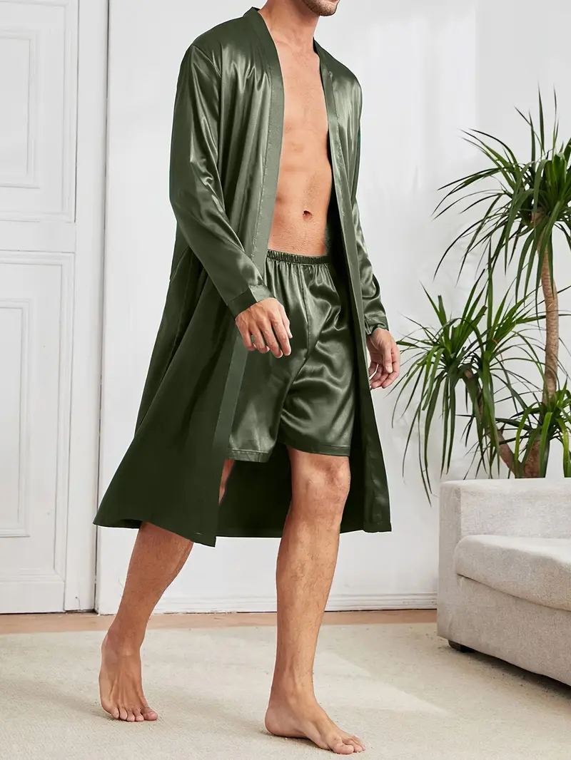 Men's Casual Pajama Set – Comfortable Simple Style Sleepwear