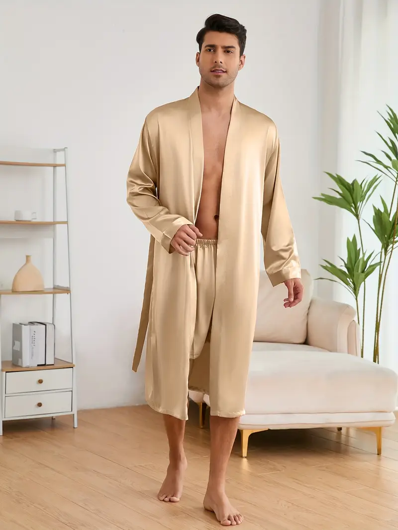 Men's Casual Pajama Set – Comfortable Simple Style Sleepwear