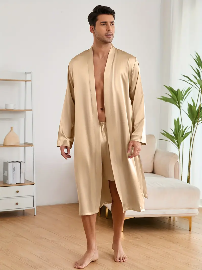 Men's Casual Pajama Set – Comfortable Simple Style Sleepwear