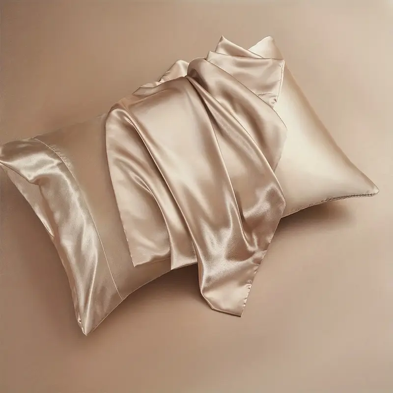 2-Pack Satin Pillowcases – Smooth, Soft & Cooling Pillow Covers for Hair & Skin – No Insert – Bedroom & Living Room Decor