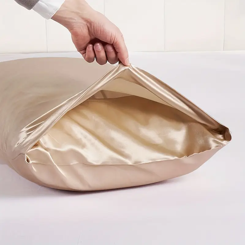 2-Pack Satin Pillowcases – Smooth, Soft & Cooling Pillow Covers for Hair & Skin – No Insert – Bedroom & Living Room Decor