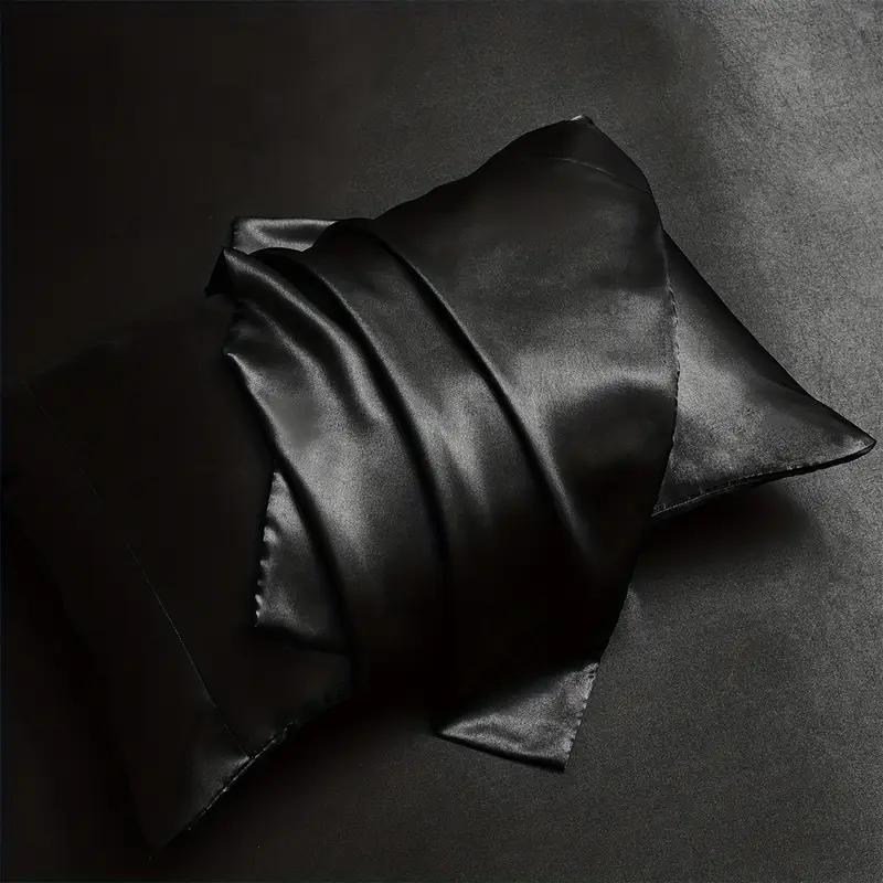 2-Pack Satin Pillowcases – Smooth, Soft & Cooling Pillow Covers for Hair & Skin – No Insert – Bedroom & Living Room Decor