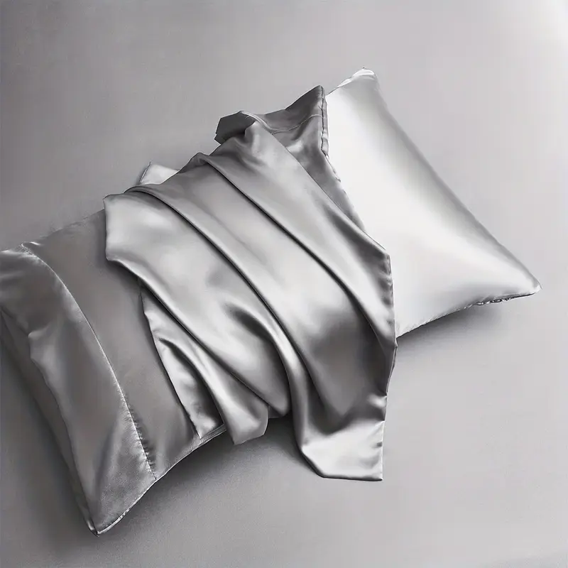 2-Pack Satin Pillowcases – Smooth, Soft & Cooling Pillow Covers for Hair & Skin – No Insert – Bedroom & Living Room Decor